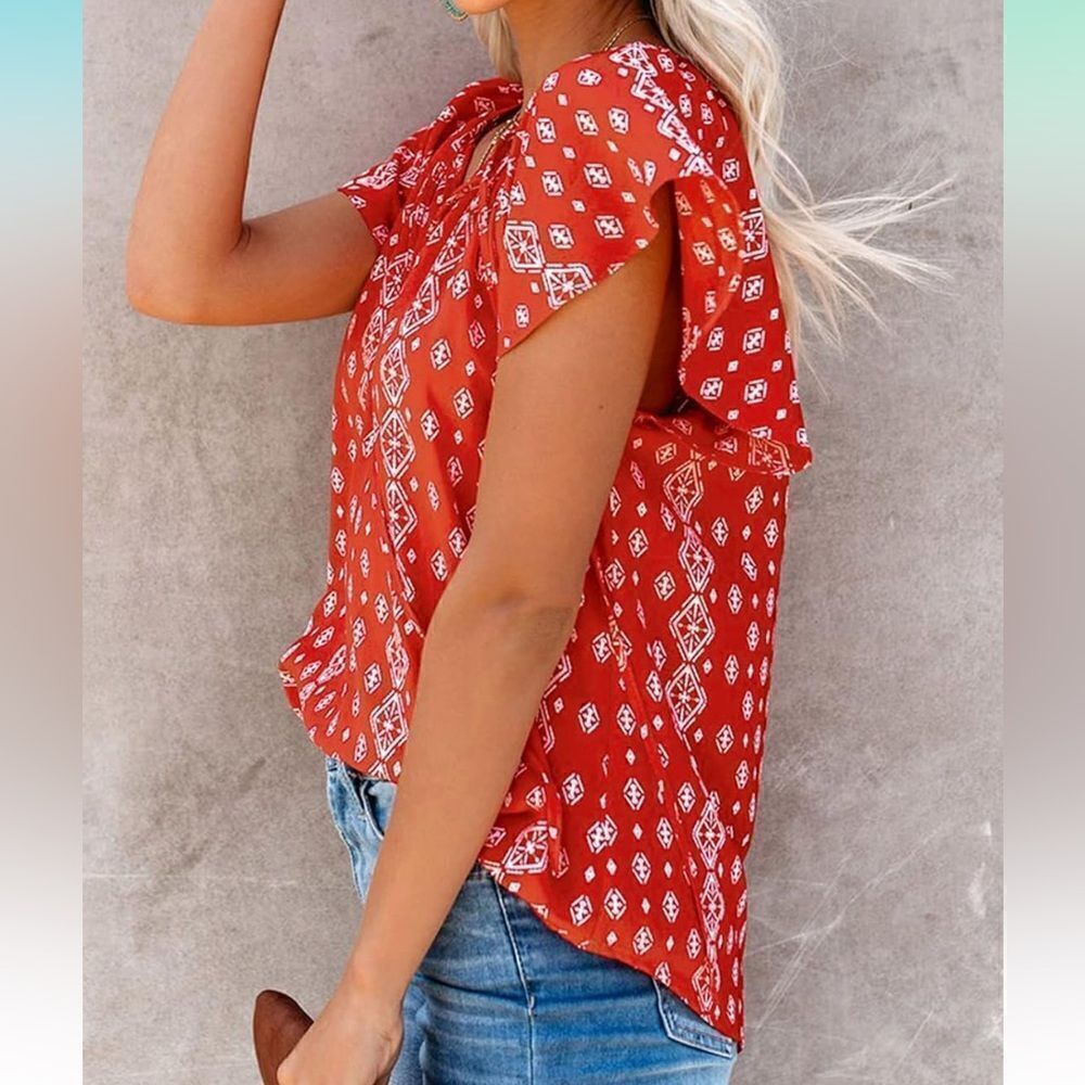 Boho Top ❤️ - Picture 2 of 7